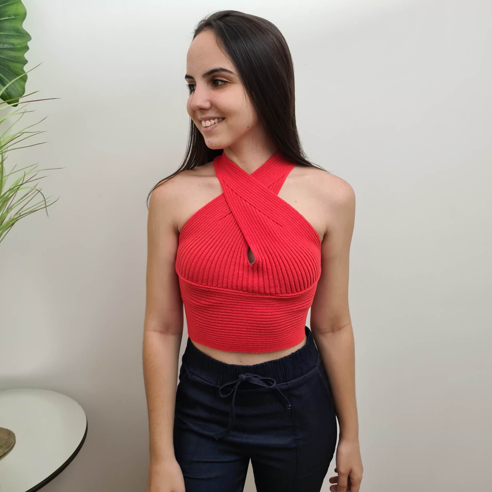 Beverley Top (V-Neck Crop Top) For Women