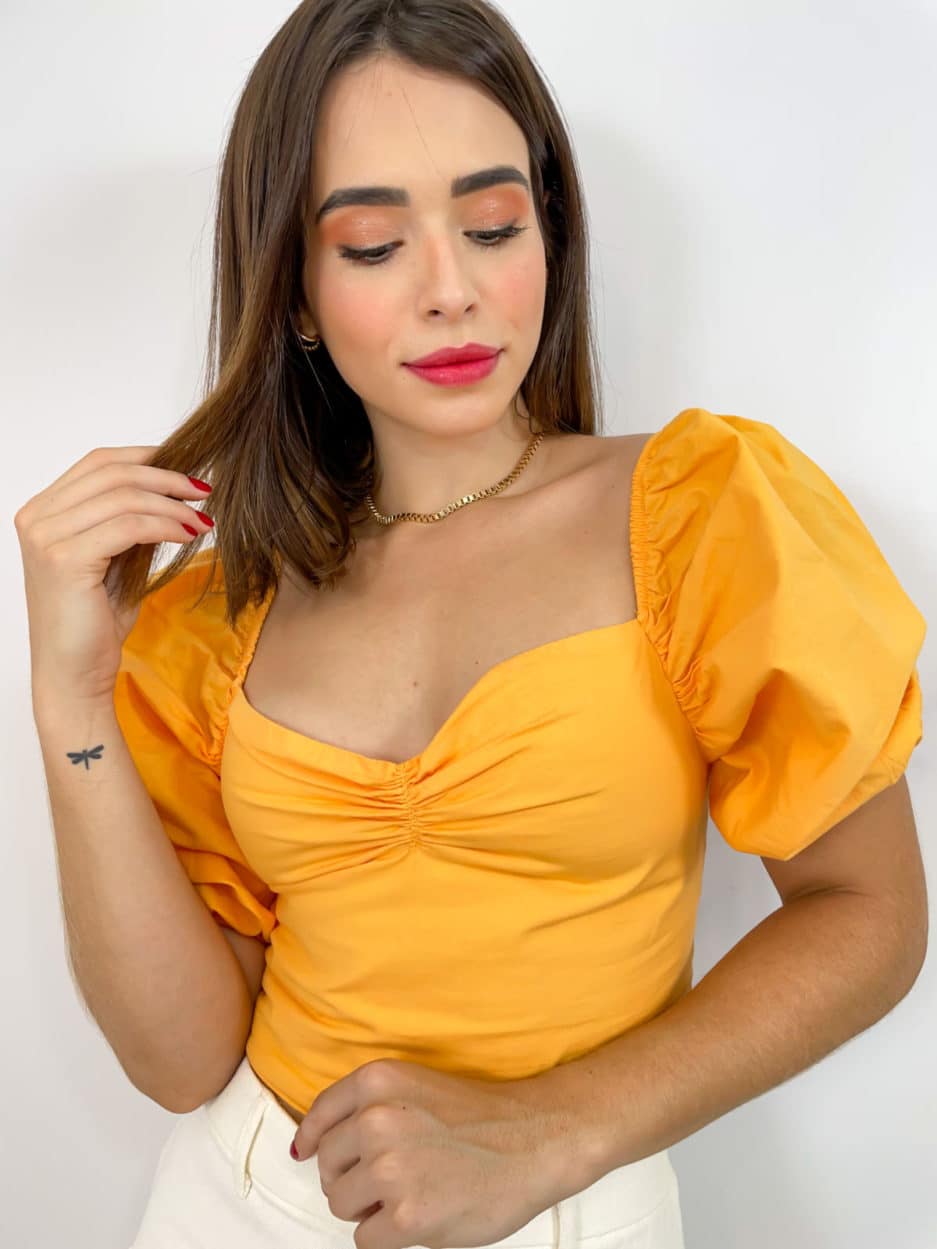 veigaboutique com br cropped manga princesa laranja