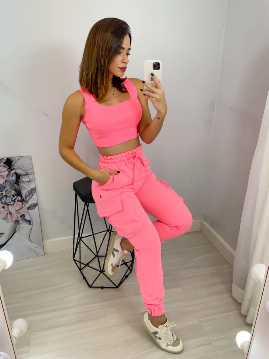 veigaboutique com br conjunto moletinho calca jogger e cropped rosa 1