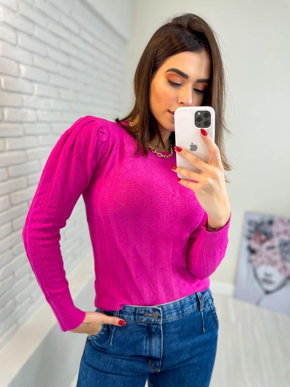 veigaboutique com br blusa tricot fucsia 2