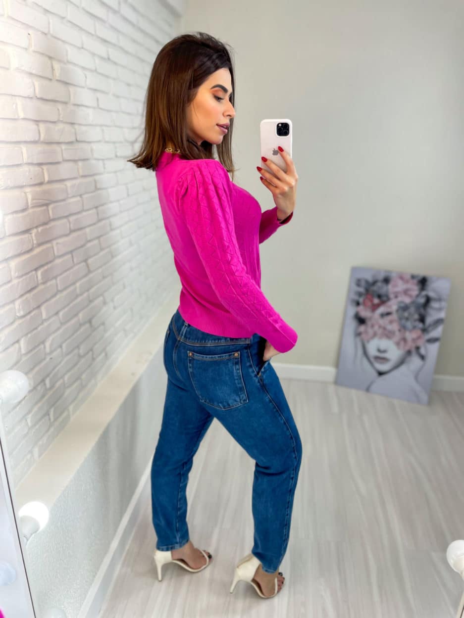 veigaboutique com br blusa tricot fucsia 3